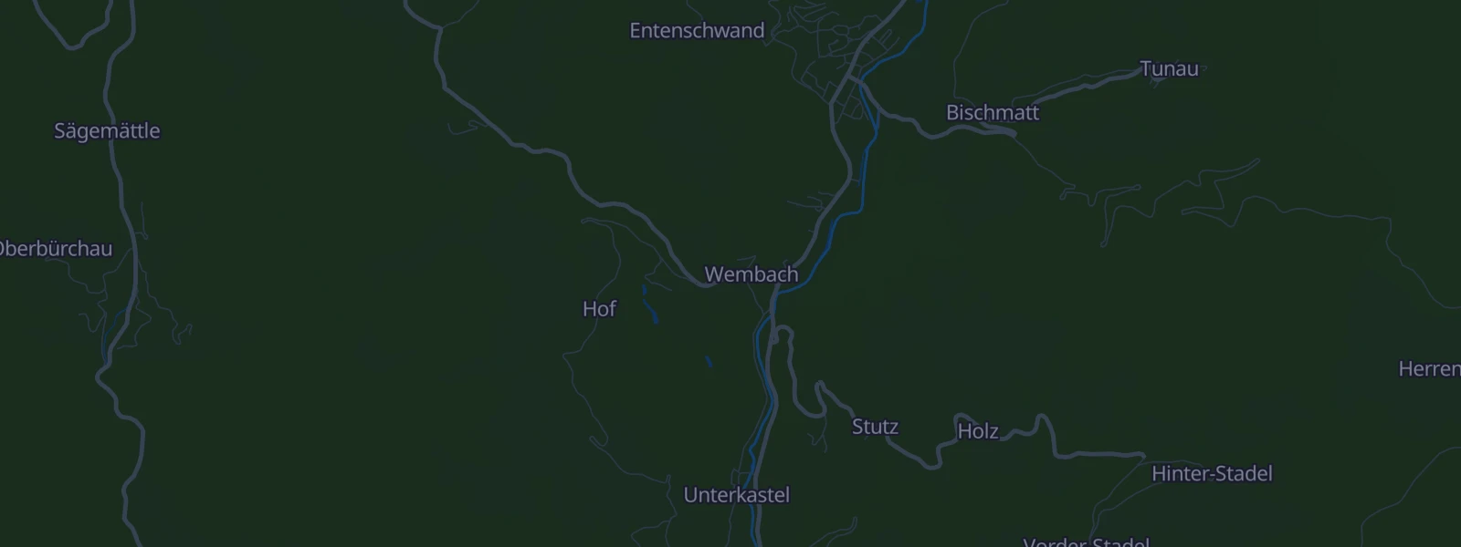 Karte von Wembach