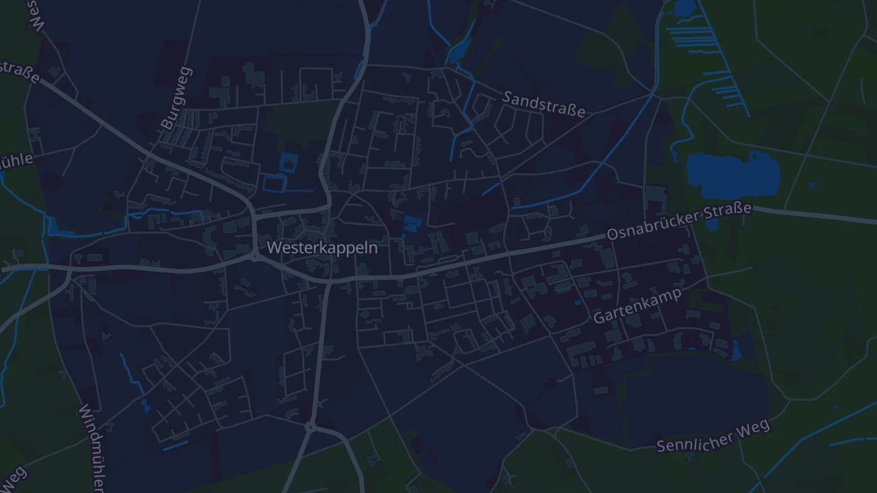 Karte von Westerkappeln