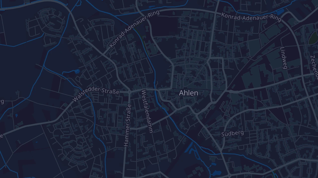 Karte von Ahlen