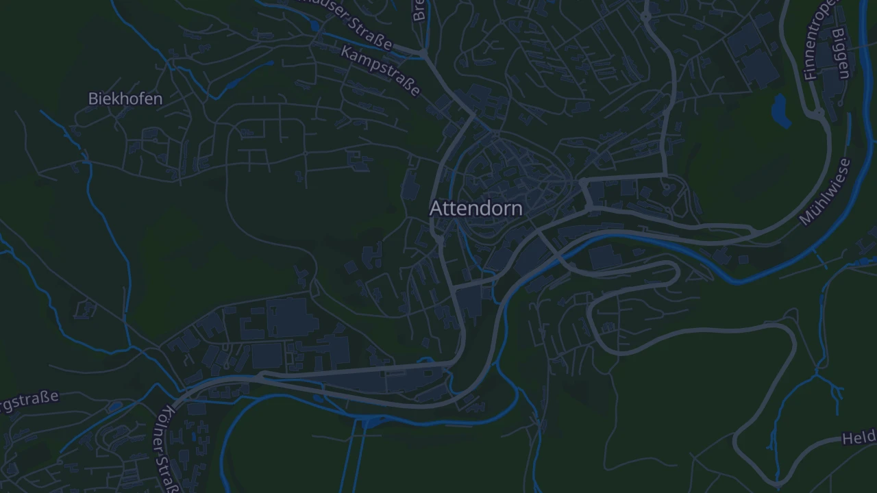Karte von Attendorn