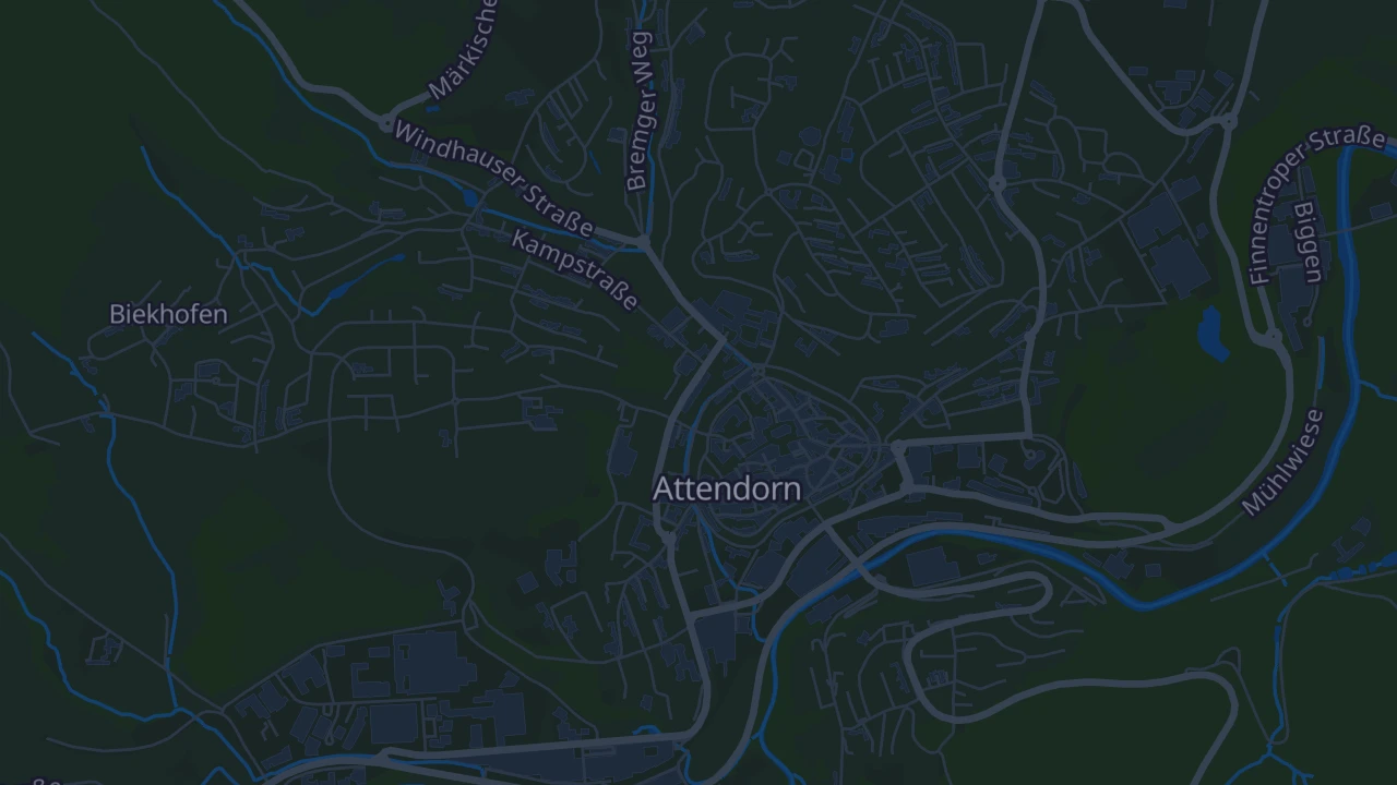 Karte von Attendorn