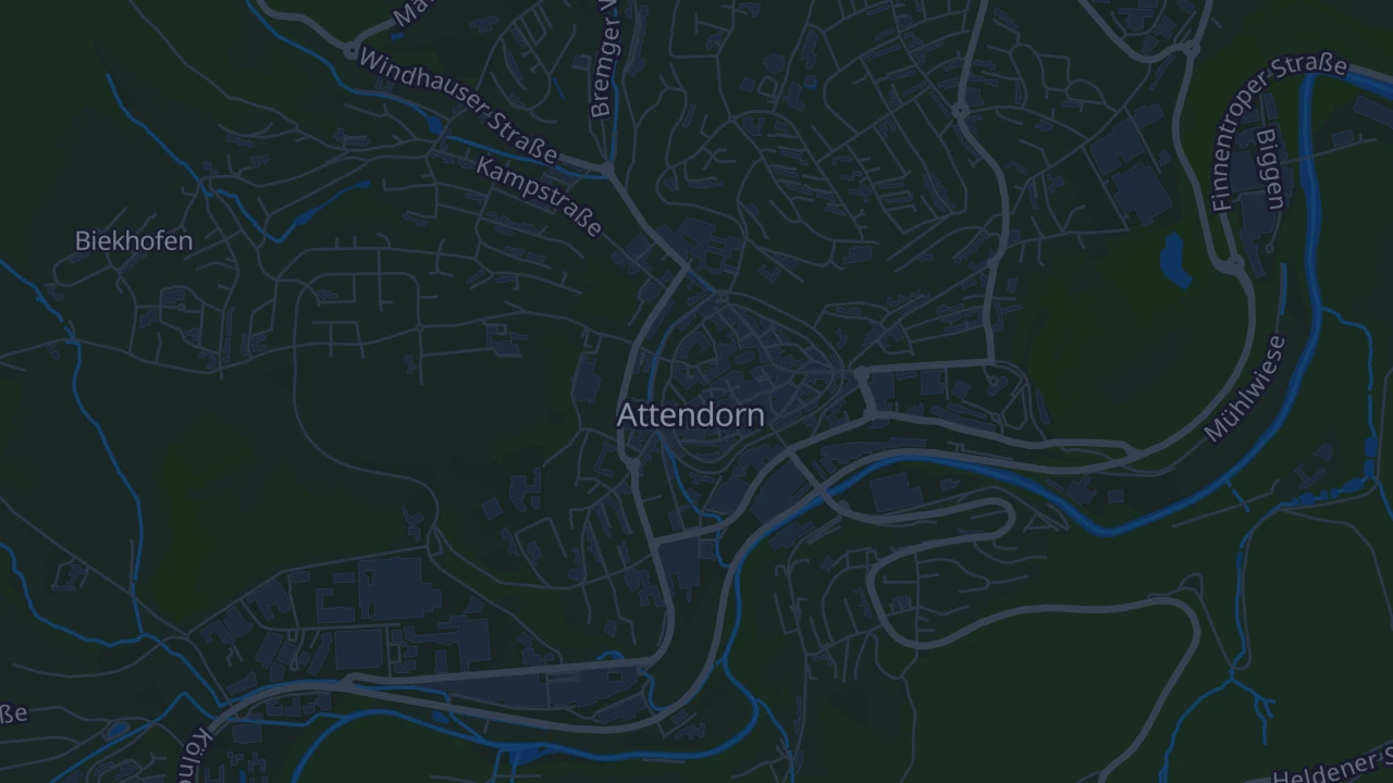 Karte von Attendorn