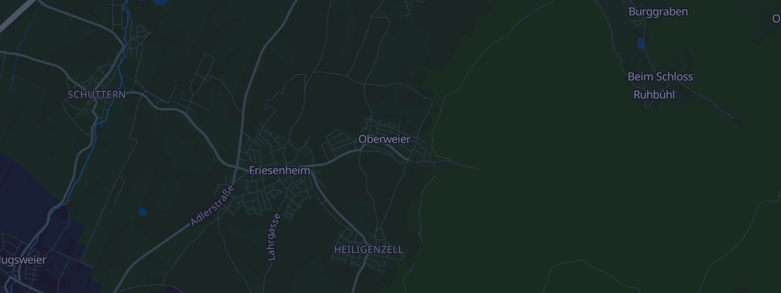 Karte von Oberweier