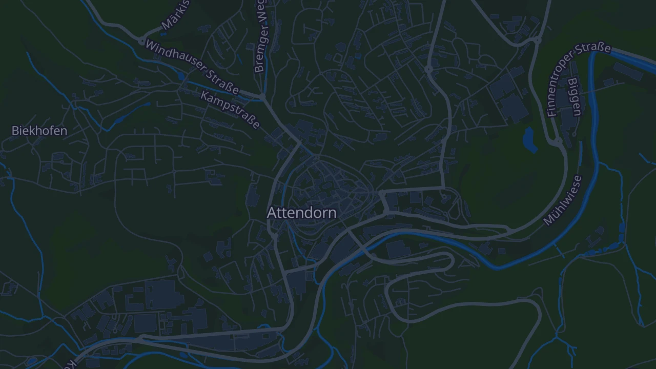 Karte von Attendorn