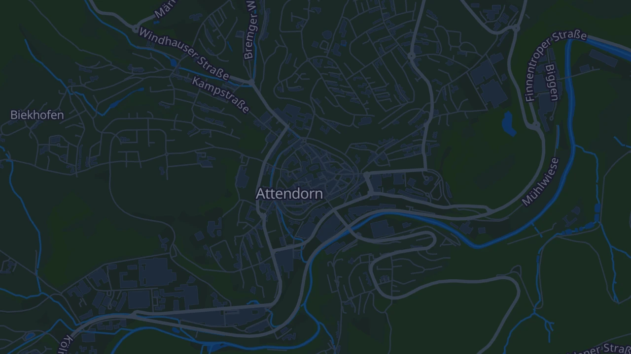 Karte von Attendorn