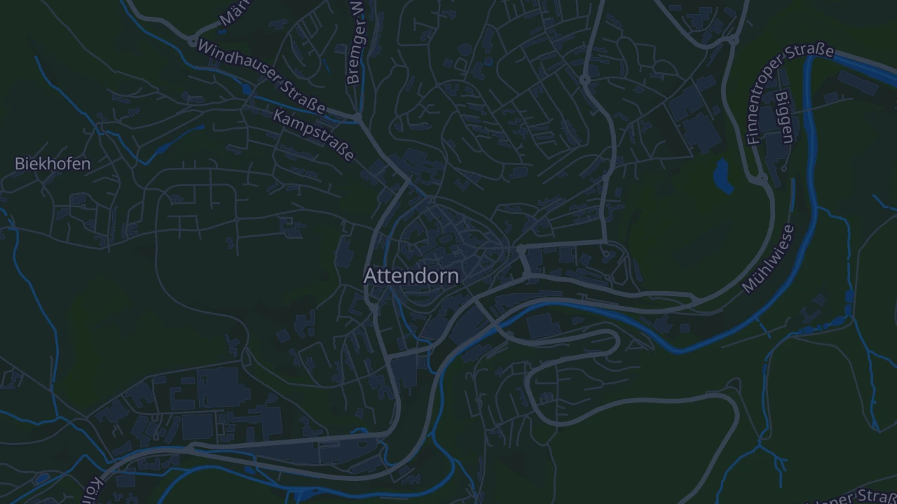 Karte von Attendorn