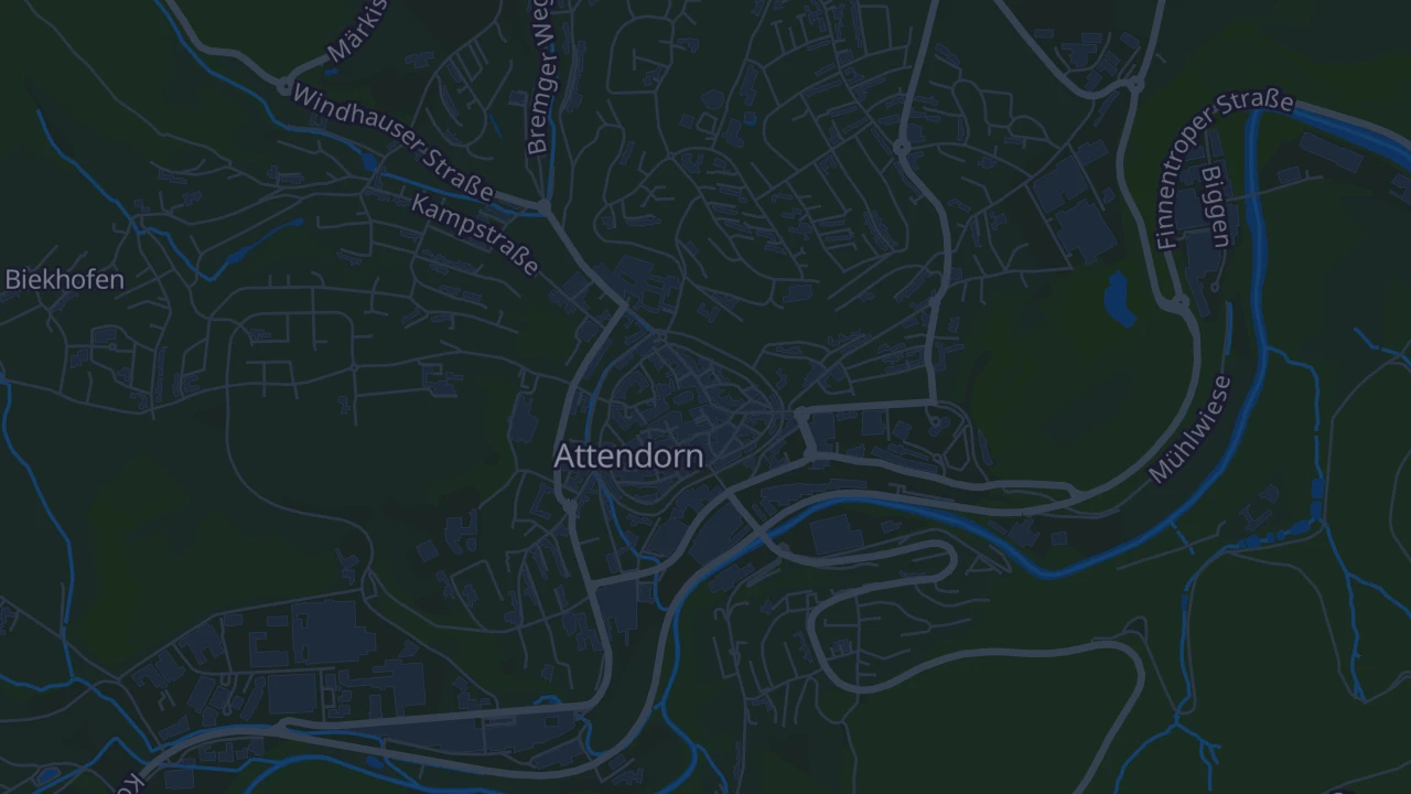 Karte von Attendorn