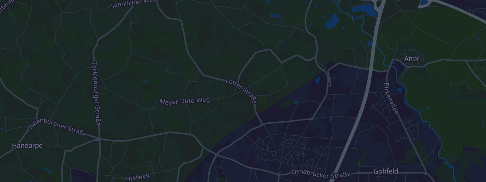Karte von Westerkappeln