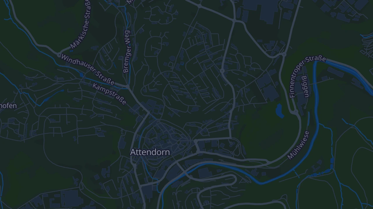 Karte von Attendorn