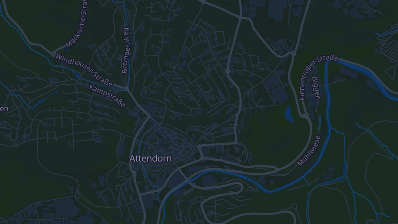 Karte von Attendorn