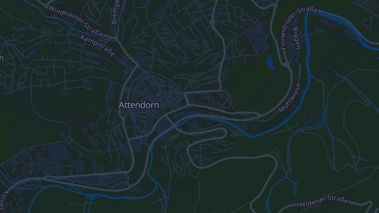 Karte von Attendorn