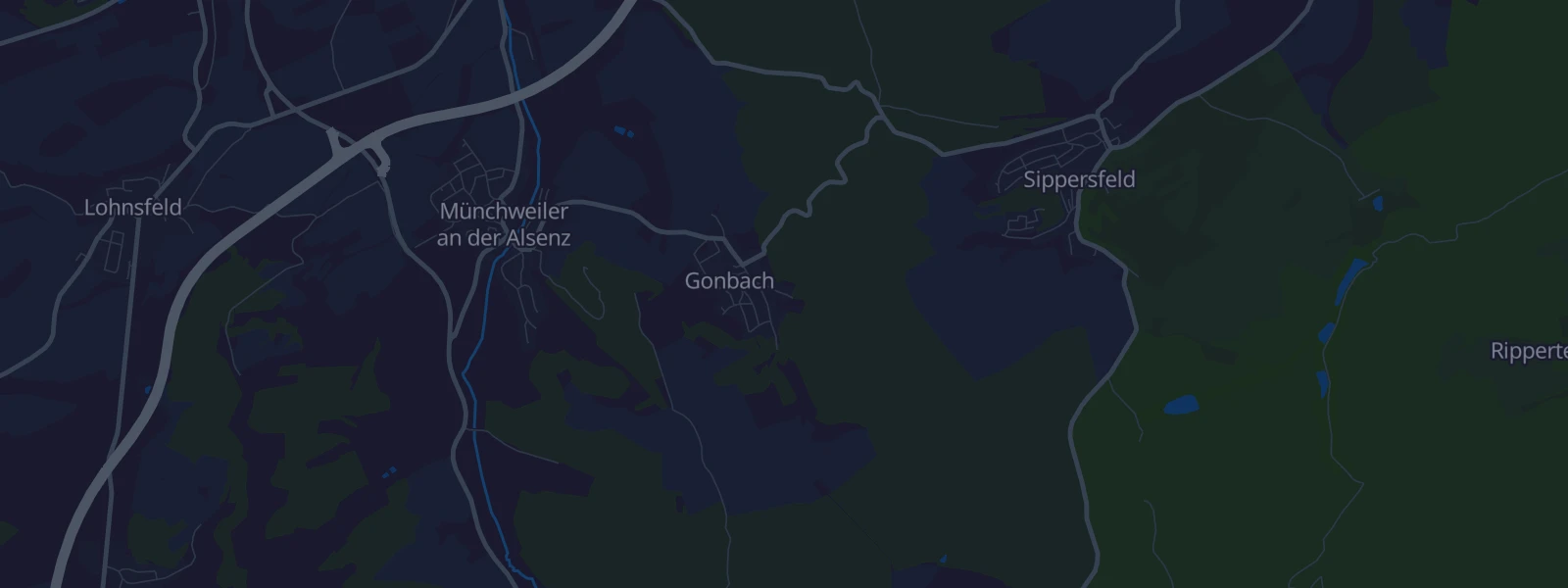 Karte von Gonbach