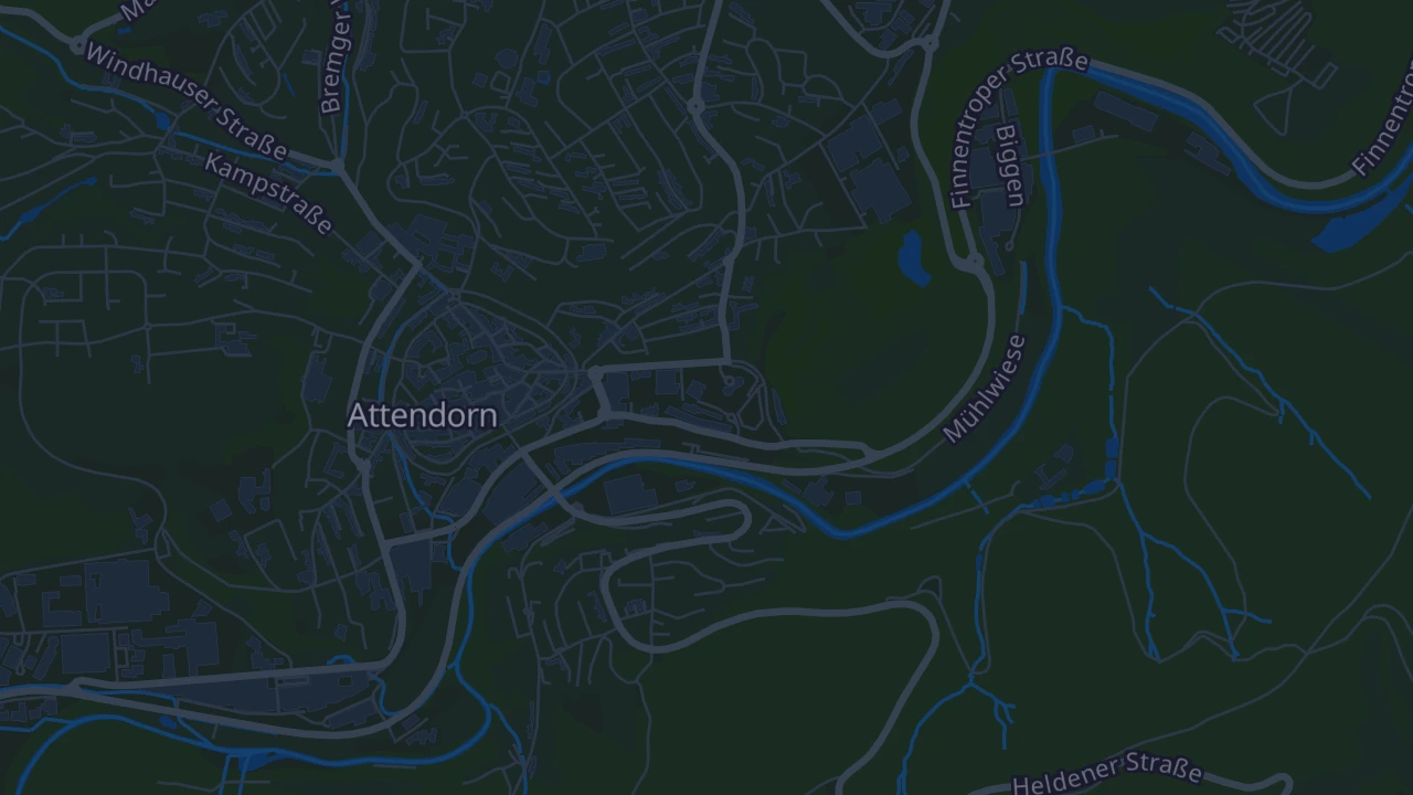 Karte von Attendorn