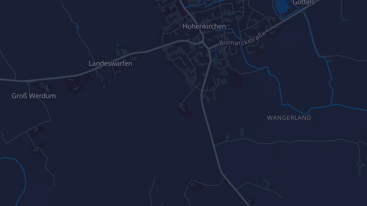 Karte von Wangerland