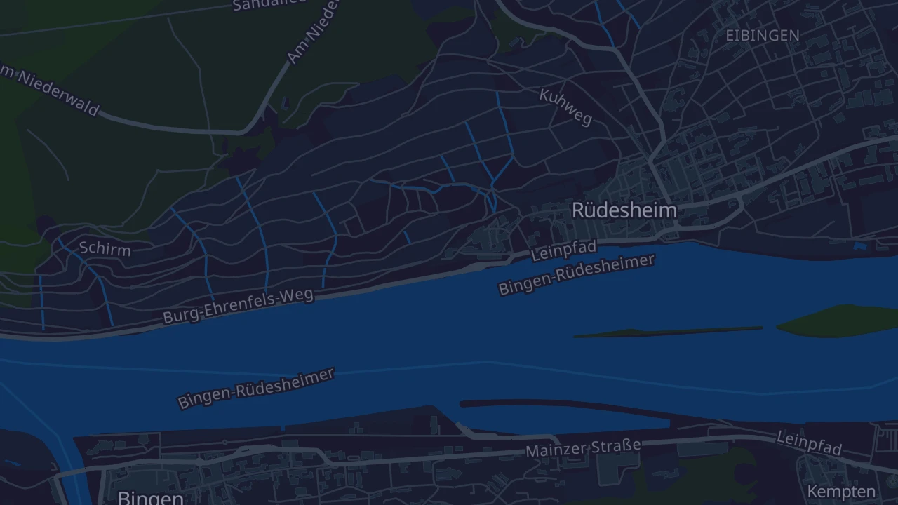 Karte von Rüdesheim am Rhein