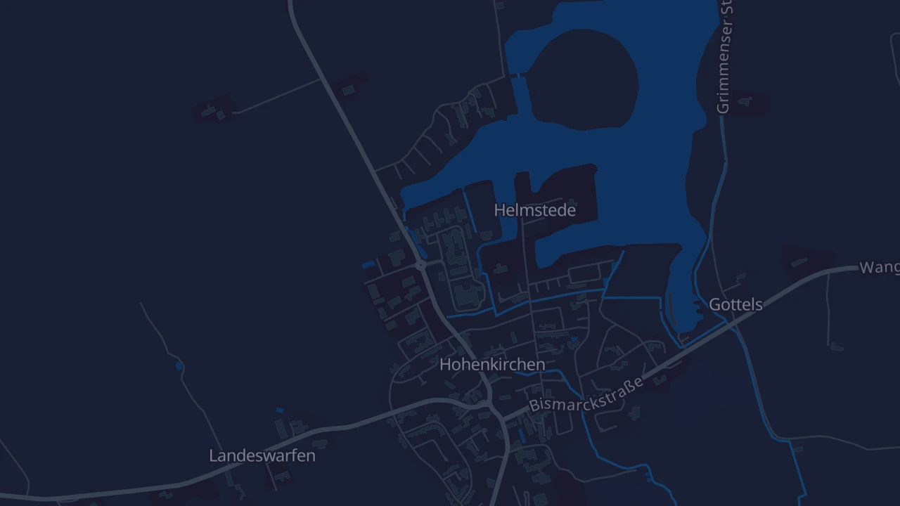Karte von Wangerland Hohenkirchen
