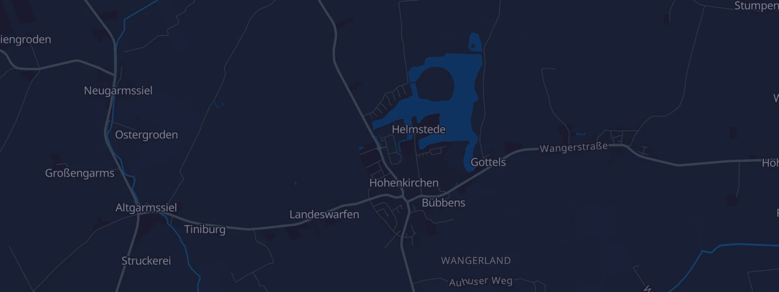 Karte von Wangerland Hohenkirchen