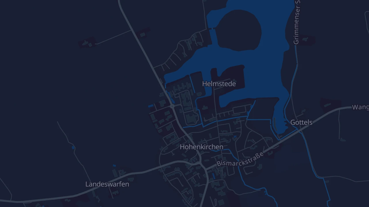 Karte von Wangerland Hohenkirchen
