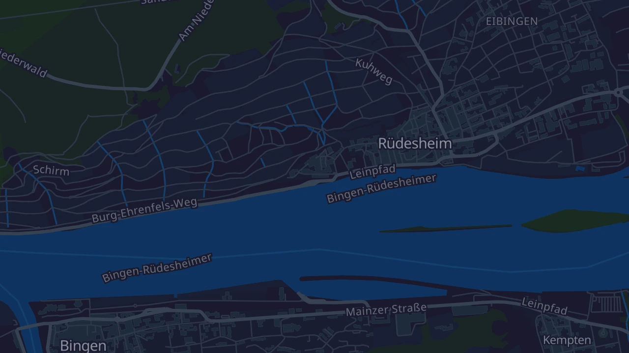 Karte von Rüdesheim am Rhein