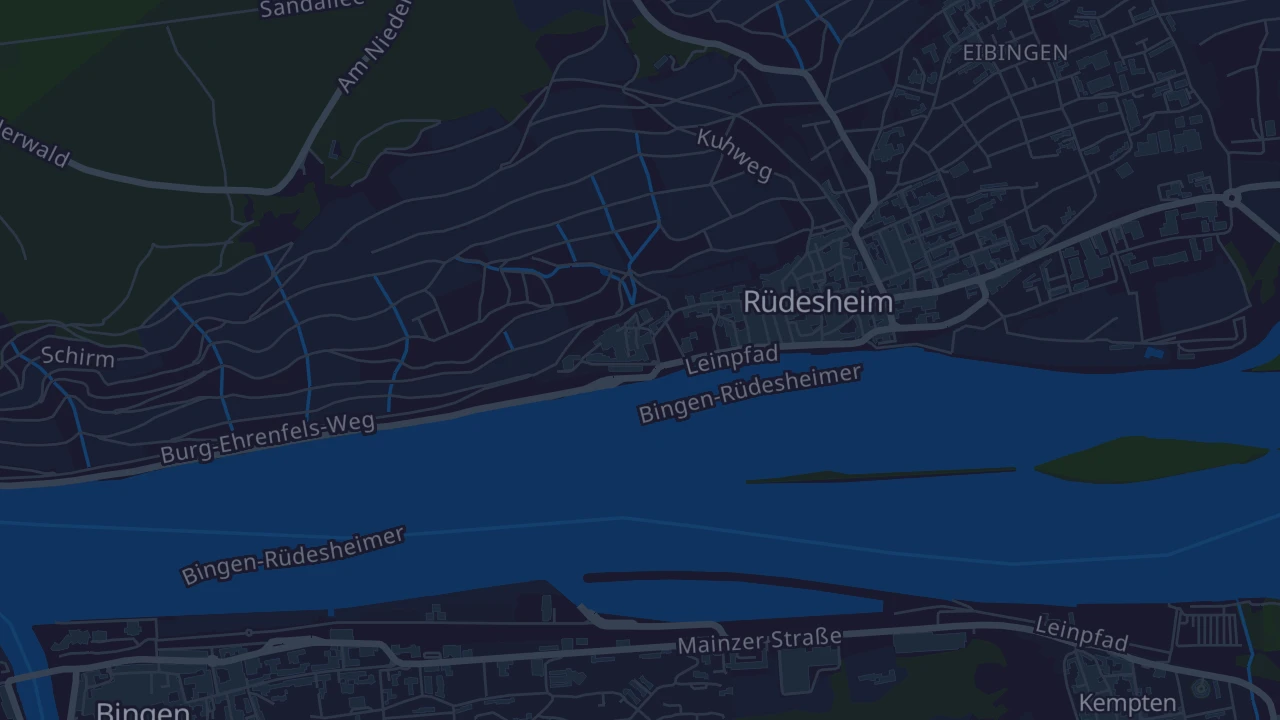 Karte von Rüdesheim am Rhein