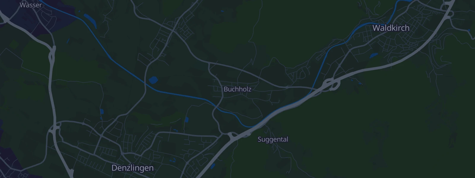 Karte von Waldkirch - Buchholz