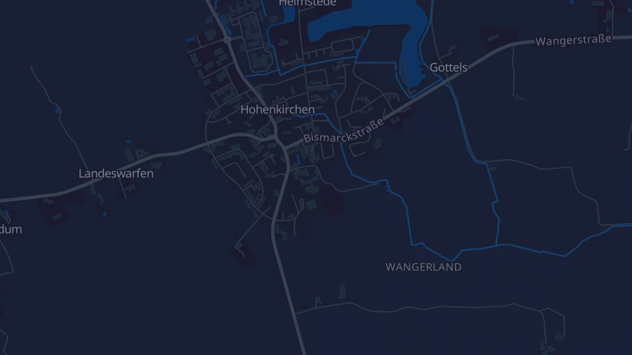 Karte von Wangerland