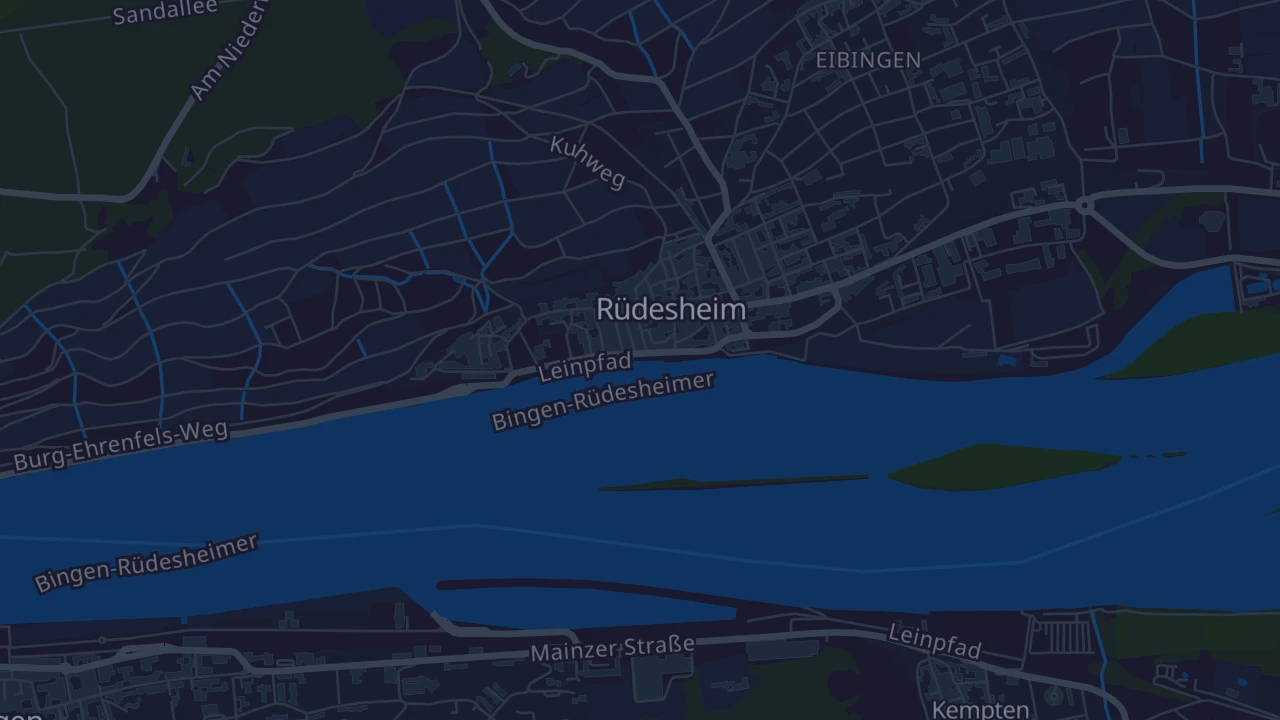Karte von Rüdesheim am Rhein