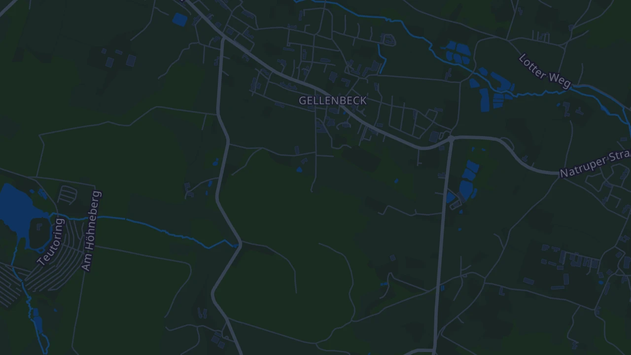 Karte von Hagen am Teutoburger Wald