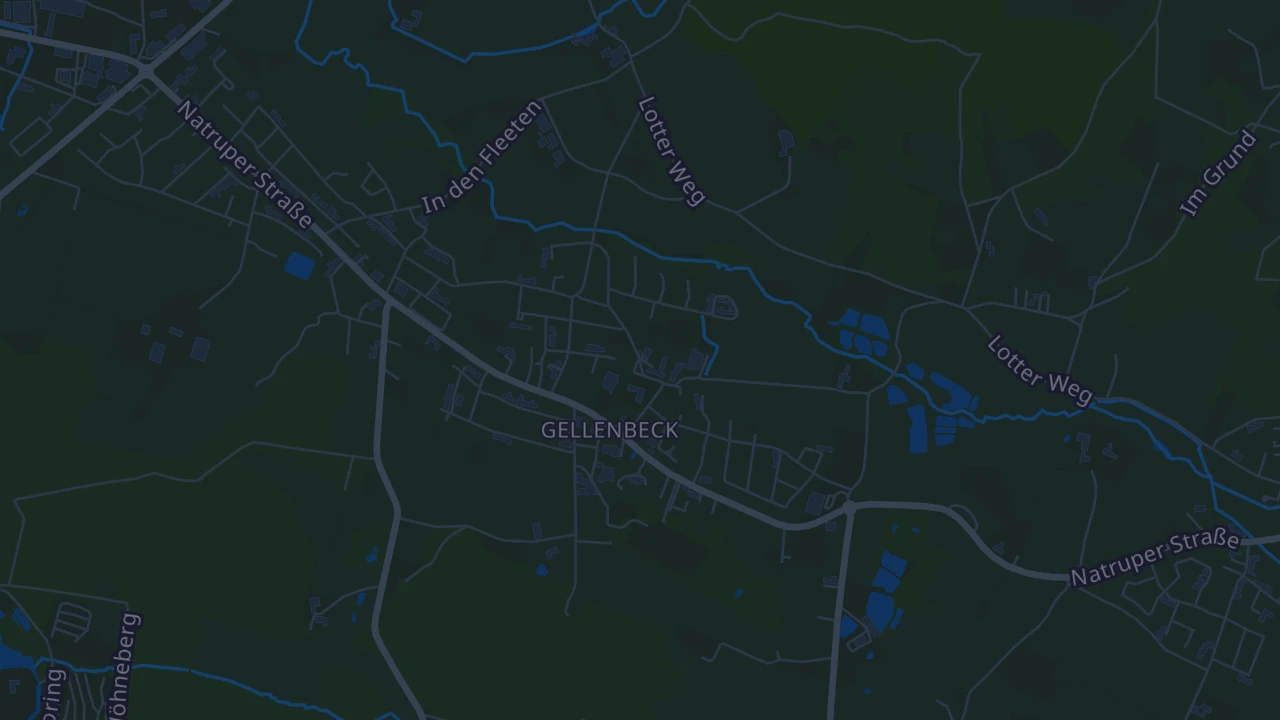 Karte von Hagen am Teutoburger Wald
