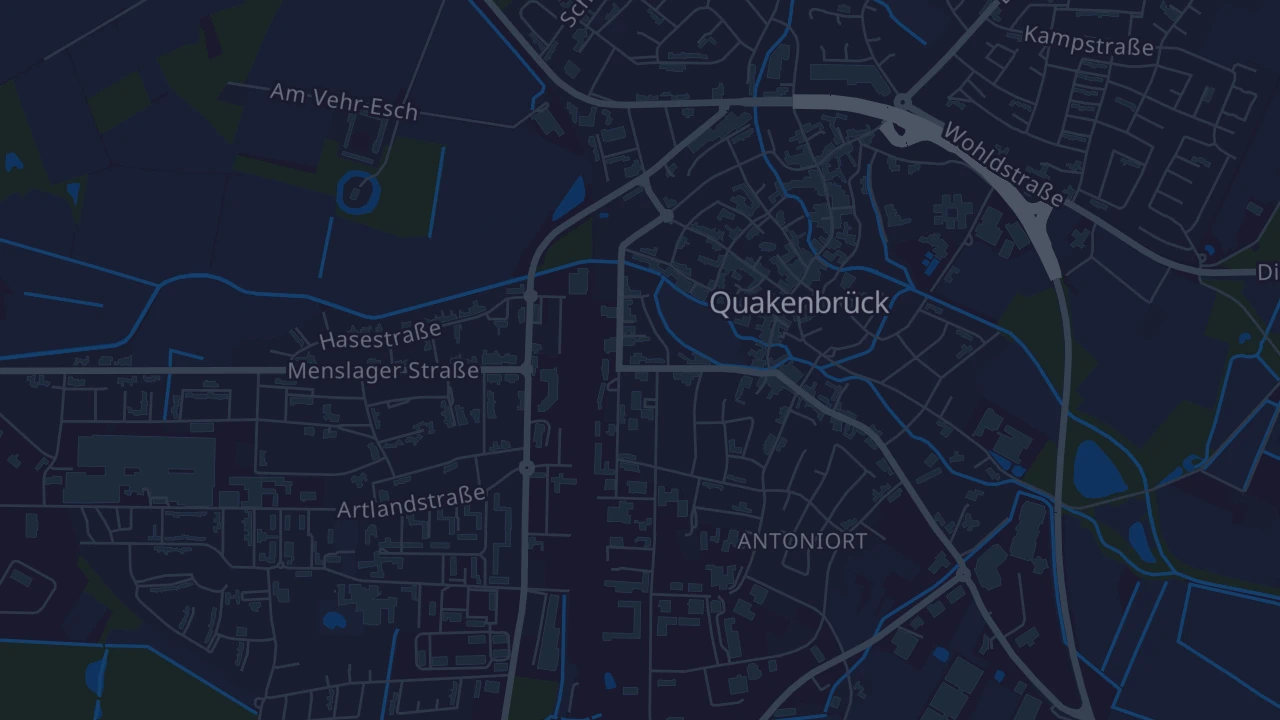 Karte von Quakenbrück
