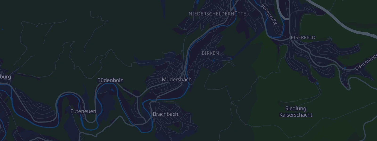 Karte von Mudersbach