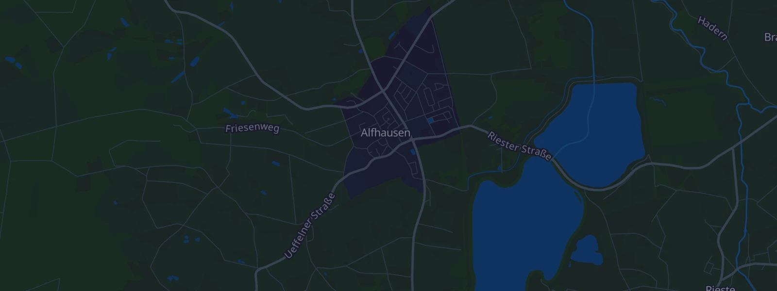 Karte von Alfhausen
