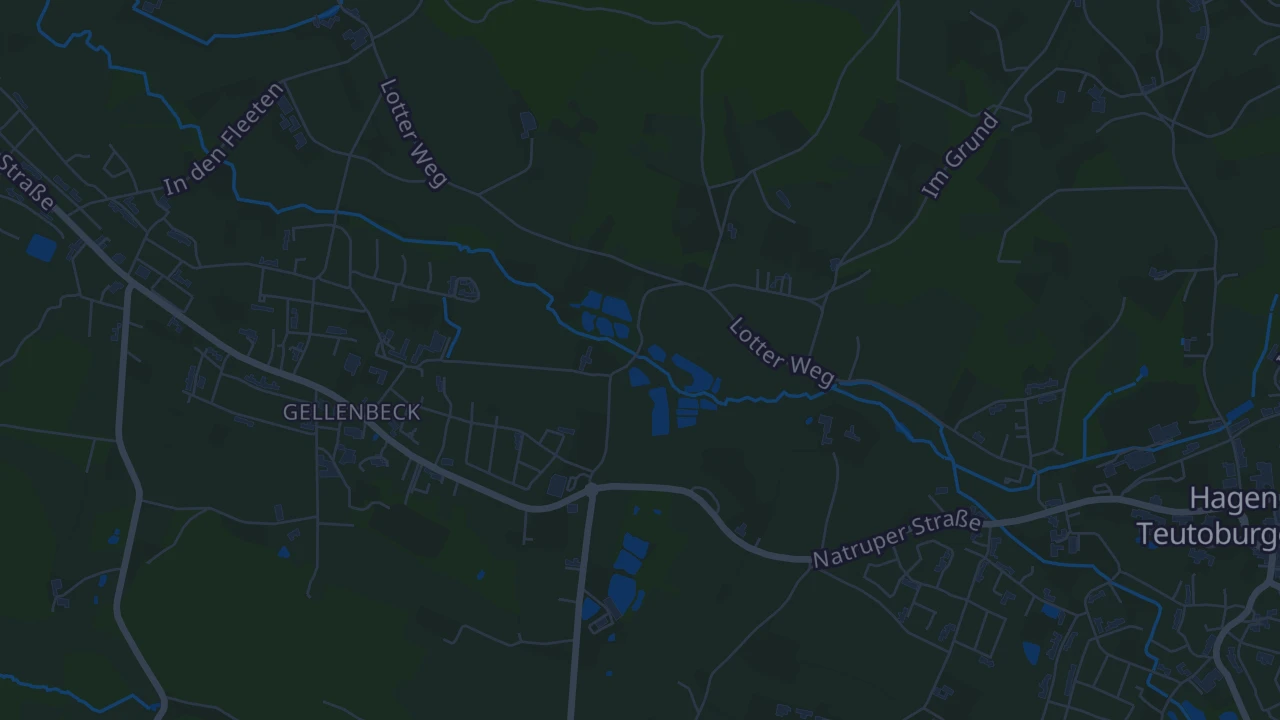 Karte von Hagen am Teutoburger Wald