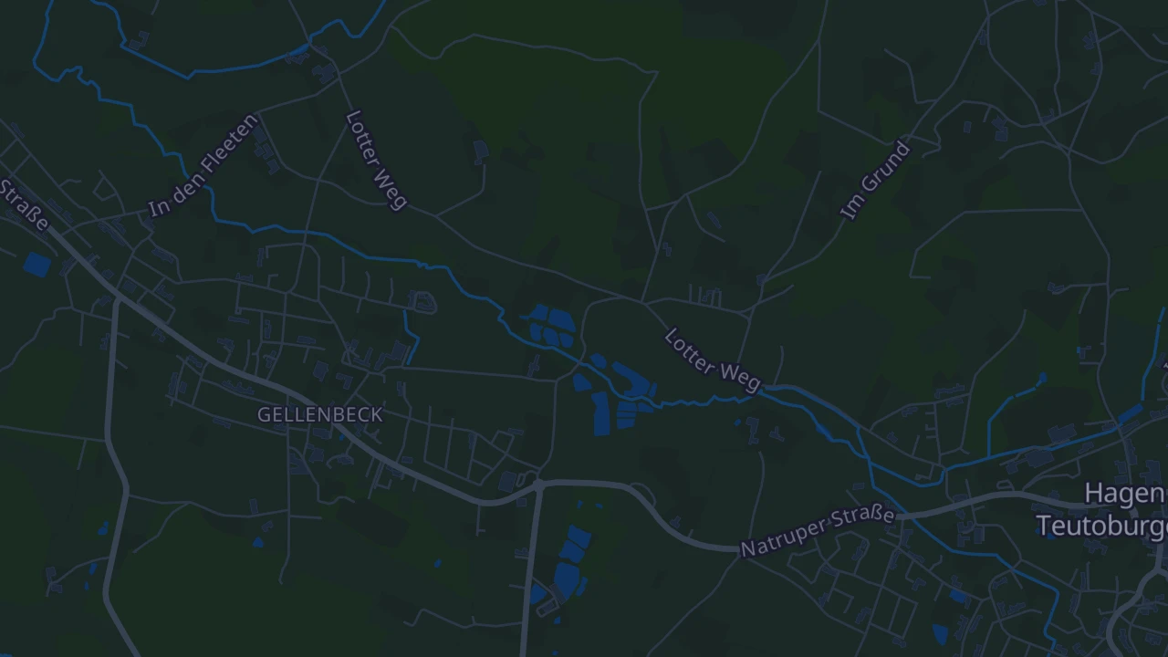 Karte von Hagen am Teutoburger Wald