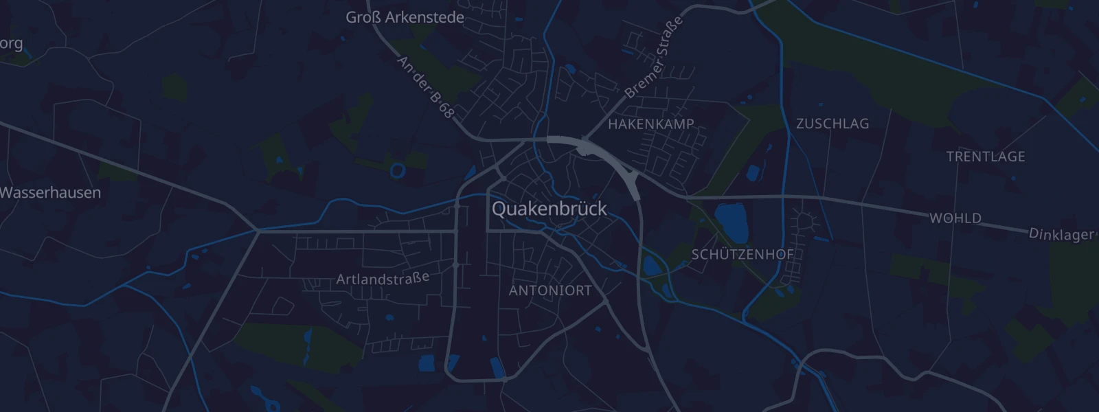 Karte von Quakenbrück