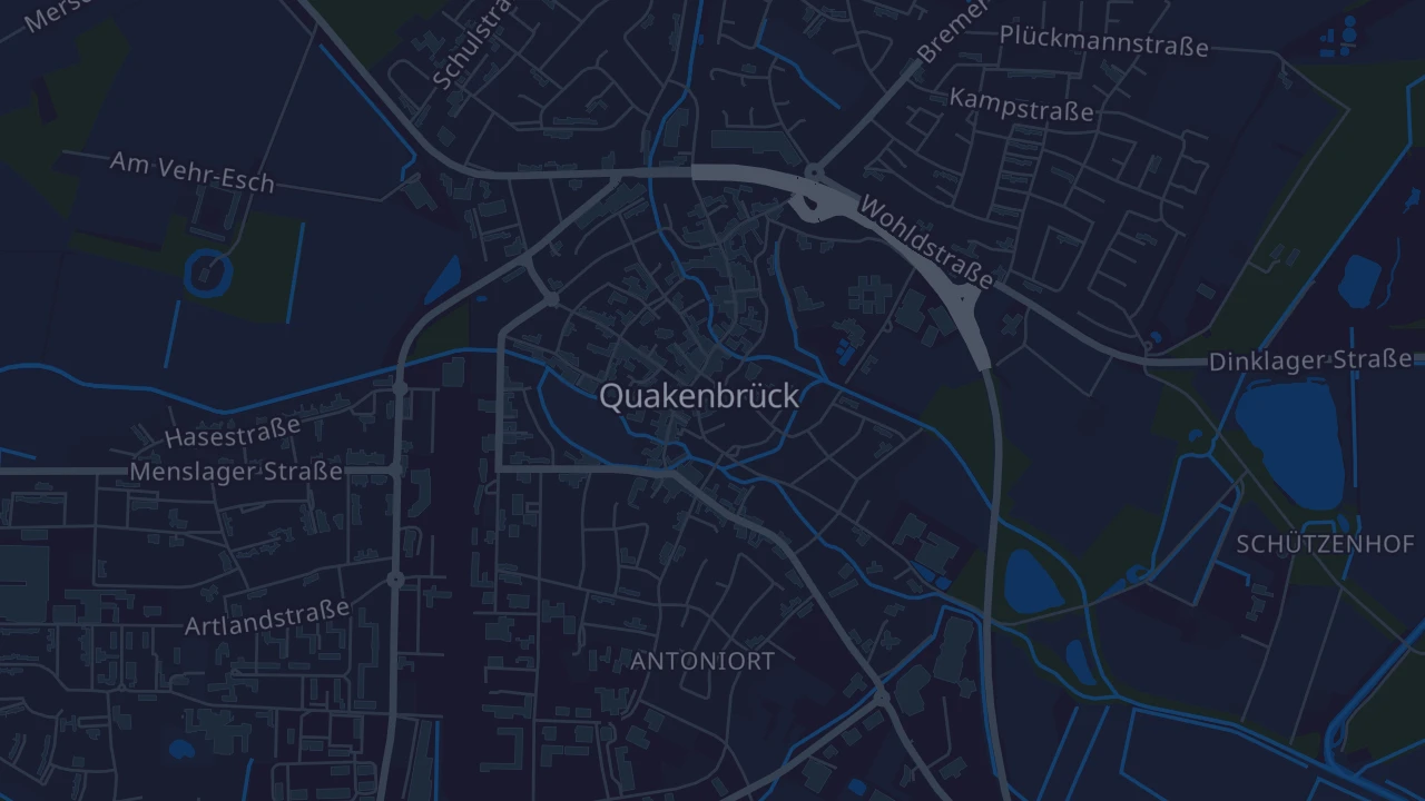 Karte von Quakenbrück