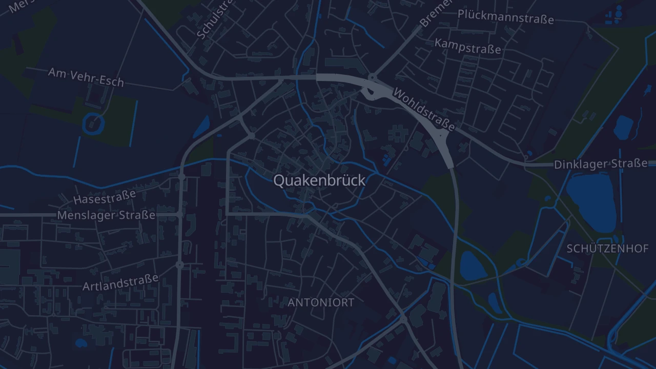 Karte von Quakenbrück