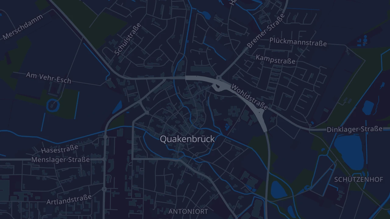 Karte von Quakenbrück