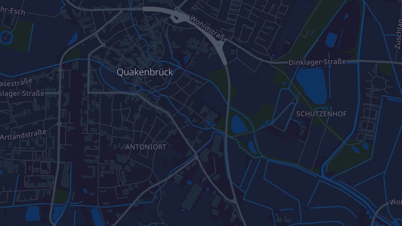 Karte von Quakenbrück