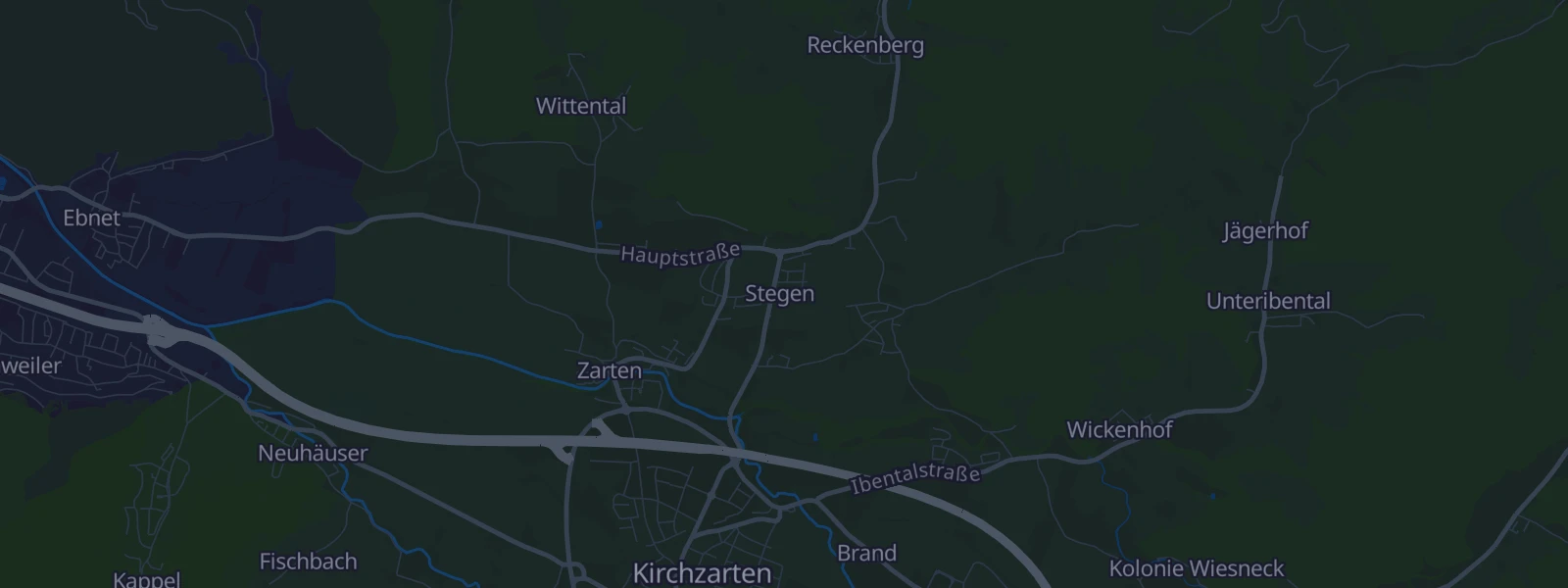 Karte von Stegen (Kernort)