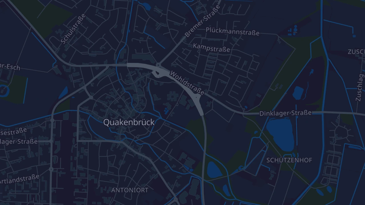 Karte von Quakenbrück