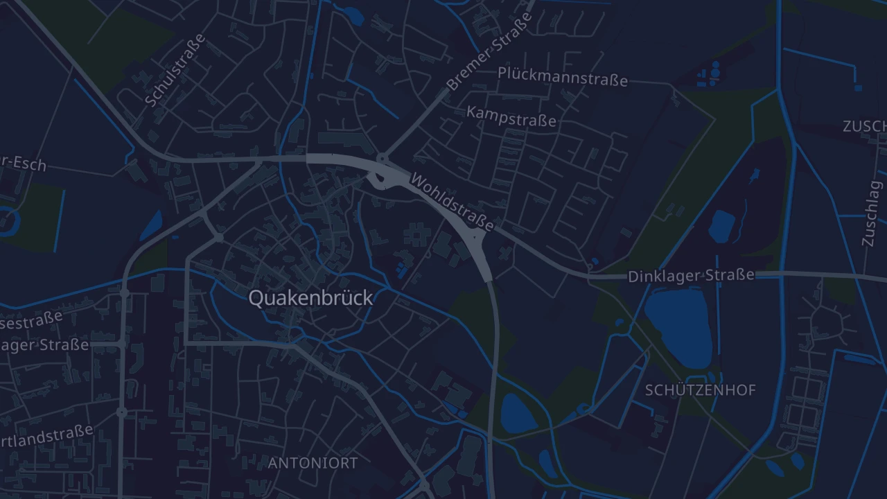 Karte von Quakenbrück