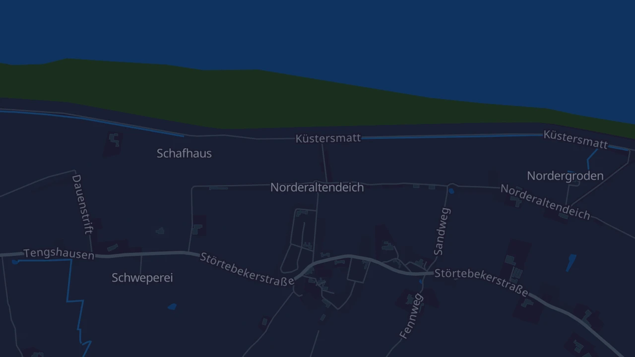Karte von Wangerland Minsen