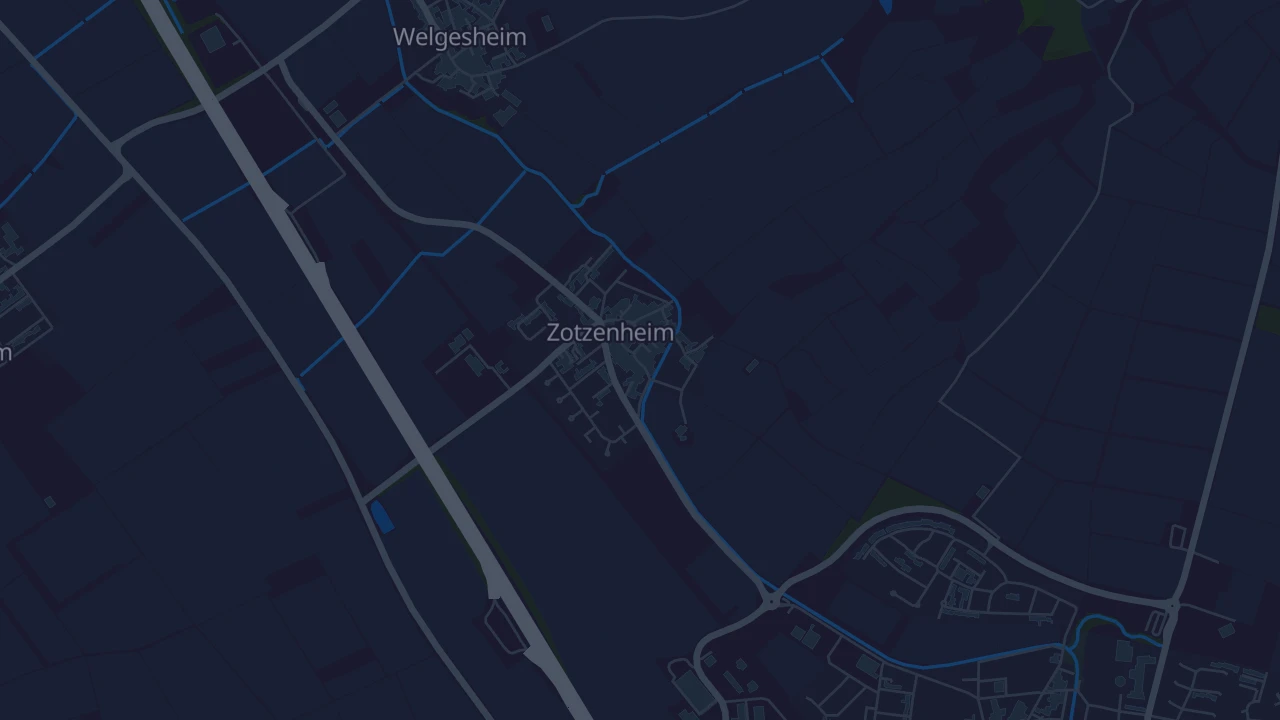 Karte von Zotzenheim