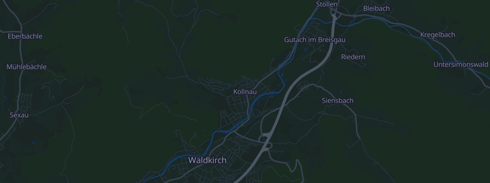 Karte von Waldkirch-Kollnau
