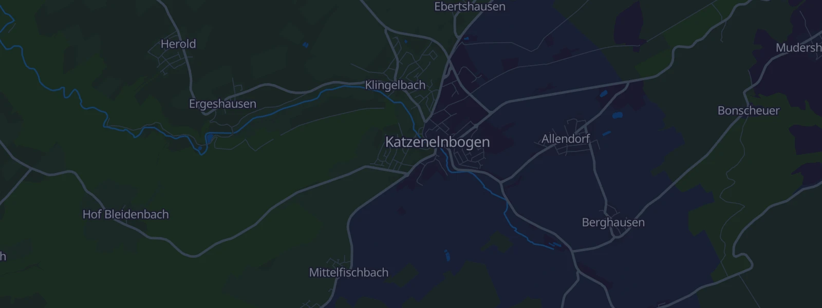Karte von Katzenelnbogen