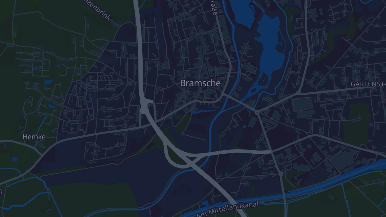 Karte von Bramsche