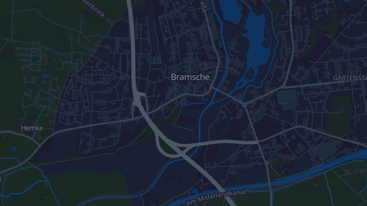 Karte von Bramsche