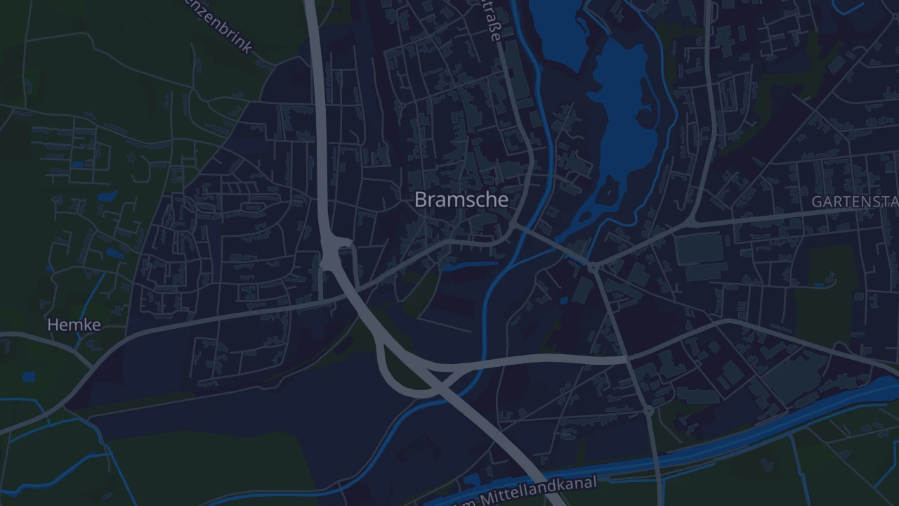 Karte von Bramsche