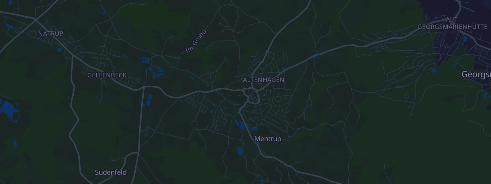Karte von Hagen am Teutoburger Wald